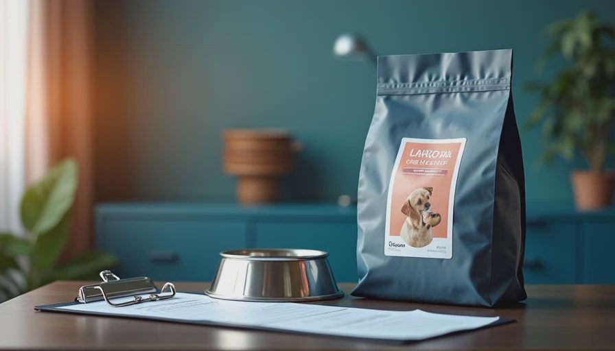 Visual context for dog food certification