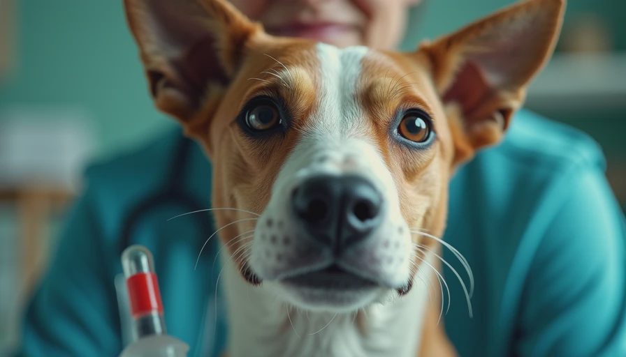Visual context for shots for dogs