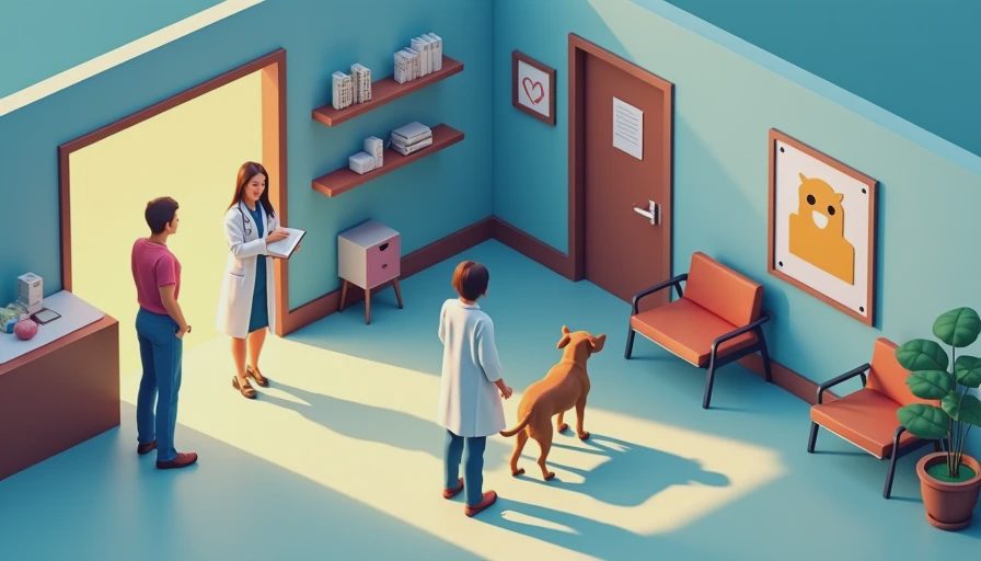 Visual context for vet family life